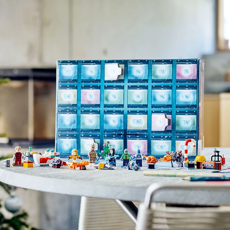 Le calendrier de l'Avent LEGO Marvel Studios Gardiens de la galaxie 76231 (268 pièces)