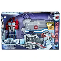 Transformers EarthSpark Optimus Prime Battle Base Trailer Playset - R Exclusive