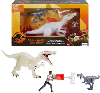 Jurassic World Coffret Péril Darius, Baryonyx et Monolophosaure
