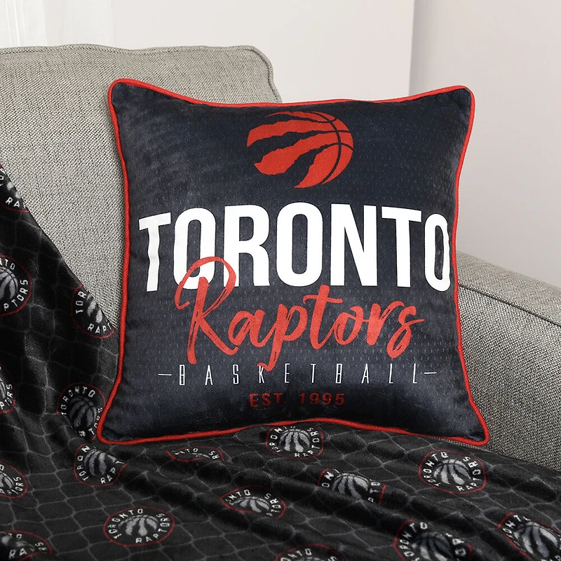 NBA Toronto Raptors Basketball Throw Pillow (18 x 18 in