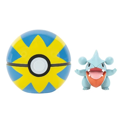 Pokémon Clip 'N Go - Griknot (Gible) + Rapide Ball (Quick Ball)