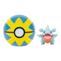 Pokémon Clip 'N Go - Griknot (Gible) + Rapide Ball (Quick Ball)
