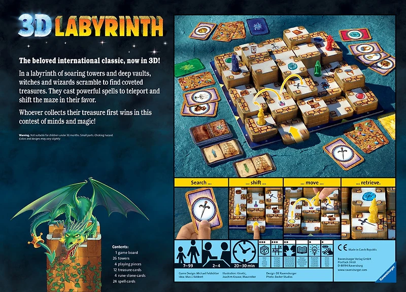 Ravensburger Labyrinth 3D - version anglaise