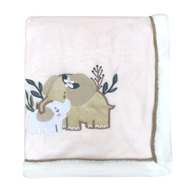 Koala Baby - Éléphant Rose Mama & Baby 2 Couches