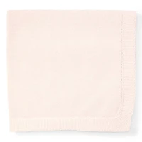 Baby Mode Signature rose Tricot Couverture avec bordure