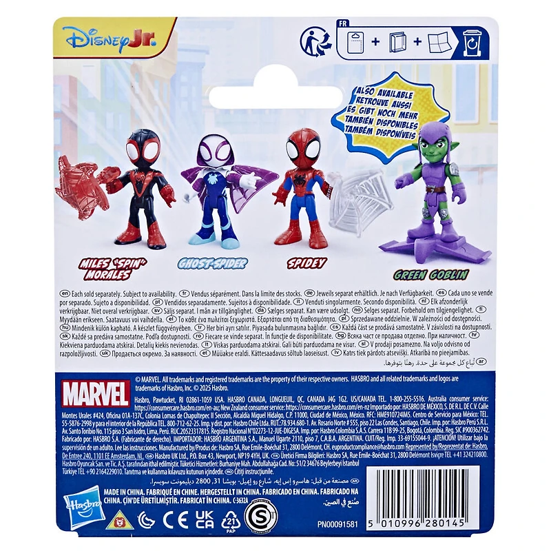 Marvel Spidey et ses Amis Extraordinaires, figurine Gobelin Vert avec accessoire