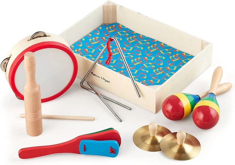 Melissa and Doug - Ensemble d'instruments de musique en bois