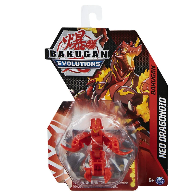 Bakugan Evolutions, Prisma Dragonoid, Figurine articulée de 5,1 cm et carte à collectionner