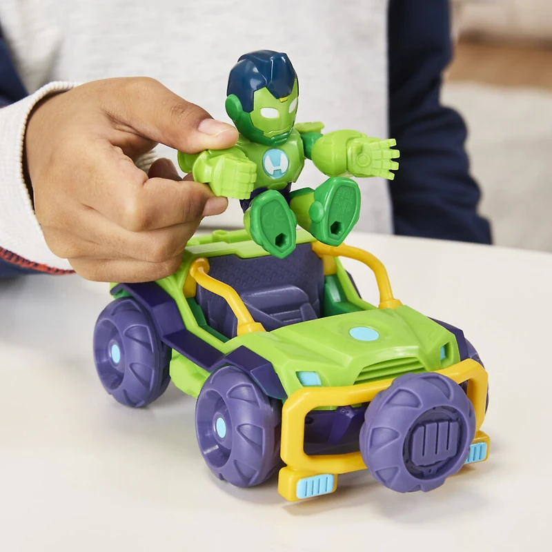 Marvel Iron Man and his Awesome Friends Iron Hulk Action Figure & Toy Vehicle
