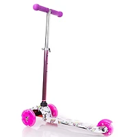 trotinette de course robuste pour enfants avec impression de licorne