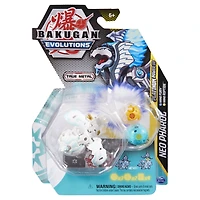 Bakugan Evolutions, Coffret Platinum Power Up Neo Pharol avec Nano Fury et Riptide