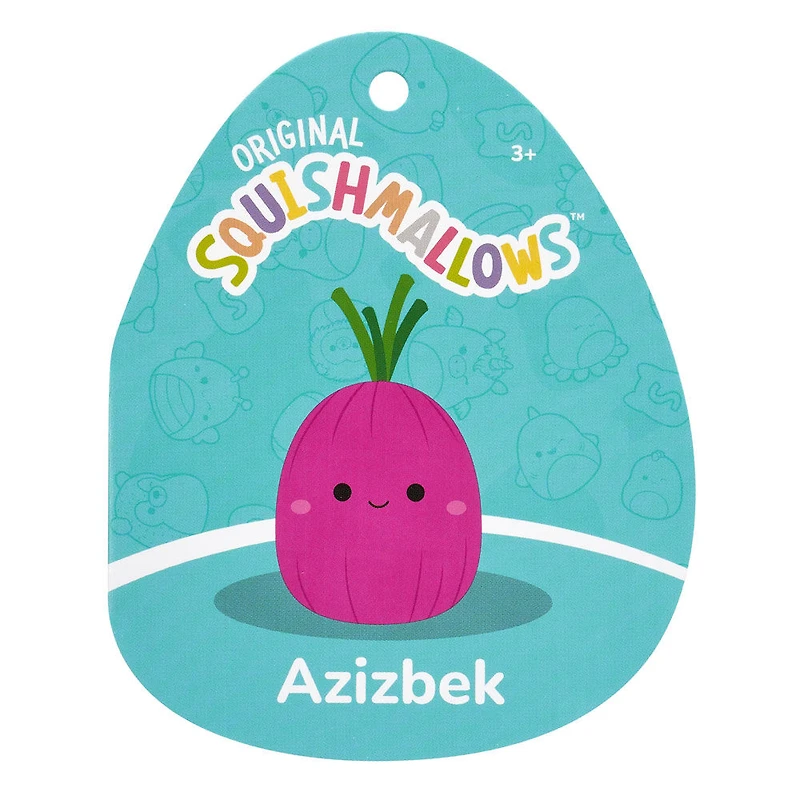 Peluche Squishmallows 12" - Azizbek l'oignon rouge