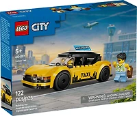 LEGO City Yellow Taxi Car Building Toy for Kids - Pretend Play Set for Boys & Girls, Ages 5+ - 60487