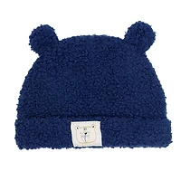 Baby Mode 3 Piece Sherpa Jumper Set: Navy Bear