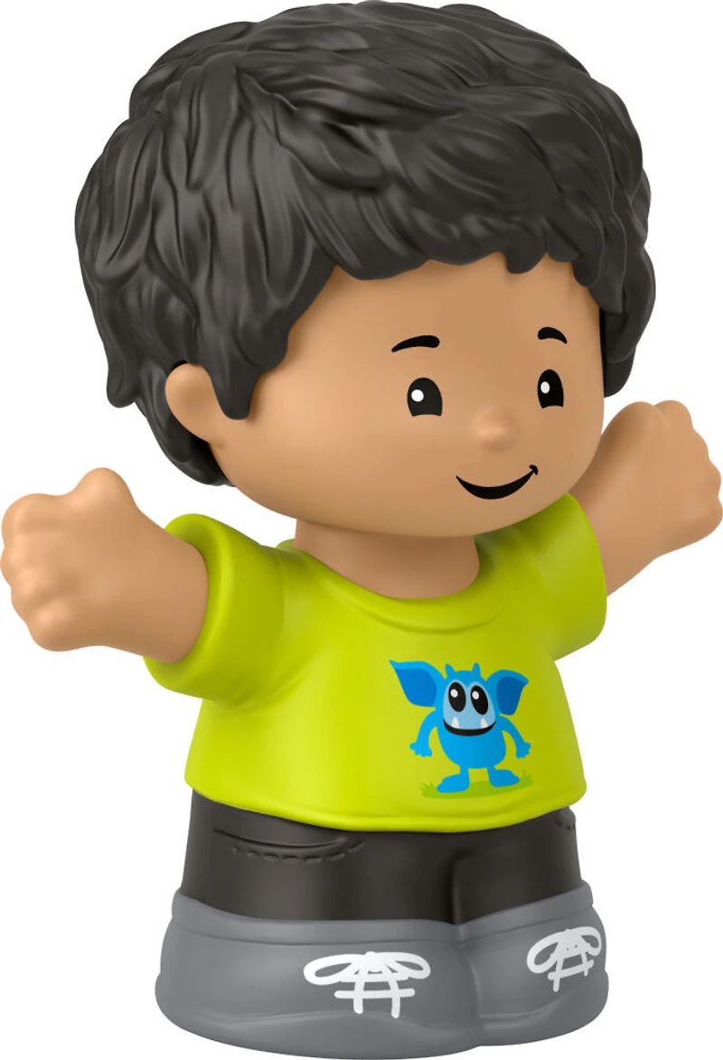 Fisher-Price Little People Boy dans Monster Shirt Figure pour les tout-petits et les enfants d'âge préscolaire