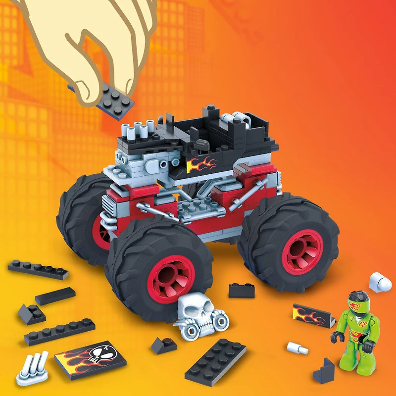 Hot Wheels - Mega Construx - Monster Truck Bone Shaker