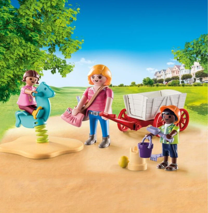 Playmobil - Starter Pack Nourrice avec enfants
