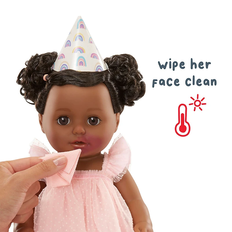 BABY born Birthday Baby Doll Harper - Dark Brown Eyes