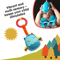 Coussinets de harnais et jouet de personnage hibou Diono