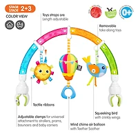 Benbat - Play Arch Mobile Toy - Rainbow / Multi / 0-24 Months Old