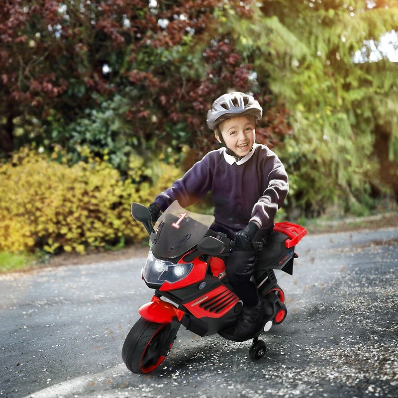 Voltz Toys Kids Motorcycle avec roue d'entraînement