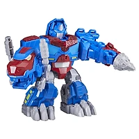 Transformers Dinobot Adventures, jouet convertible Optimus Prime T-Rex avec sons et lumières