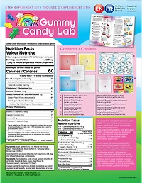 Lab de Bonbons Gélifiés Arc-en-ciel Thames et Kosmos