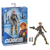 G.I. Joe Classified Series, figurine articulée Scarlett Field Variant 05 de qualité, 15 cm