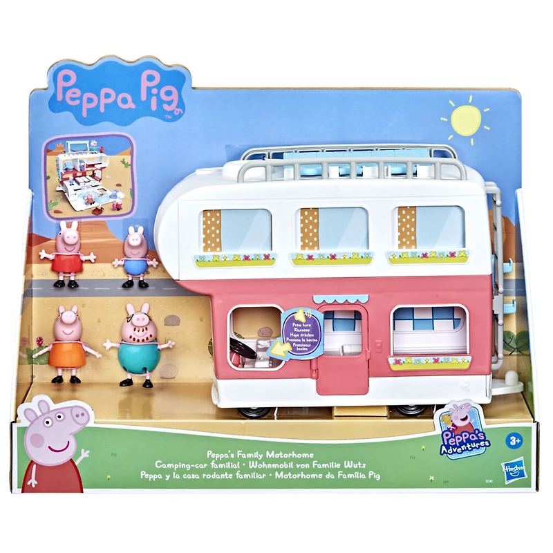Peppa Pig Peppa's Adventures Peppa's Family Motorhome Preschool Toy
