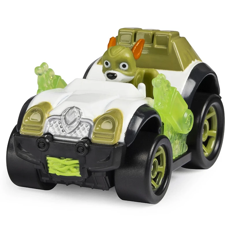  PAW Patrol, Véhicule Super-Tracker Super PAWs en métal True Metal à collectionner, Série Super-Chiots à l'échelle 1:55