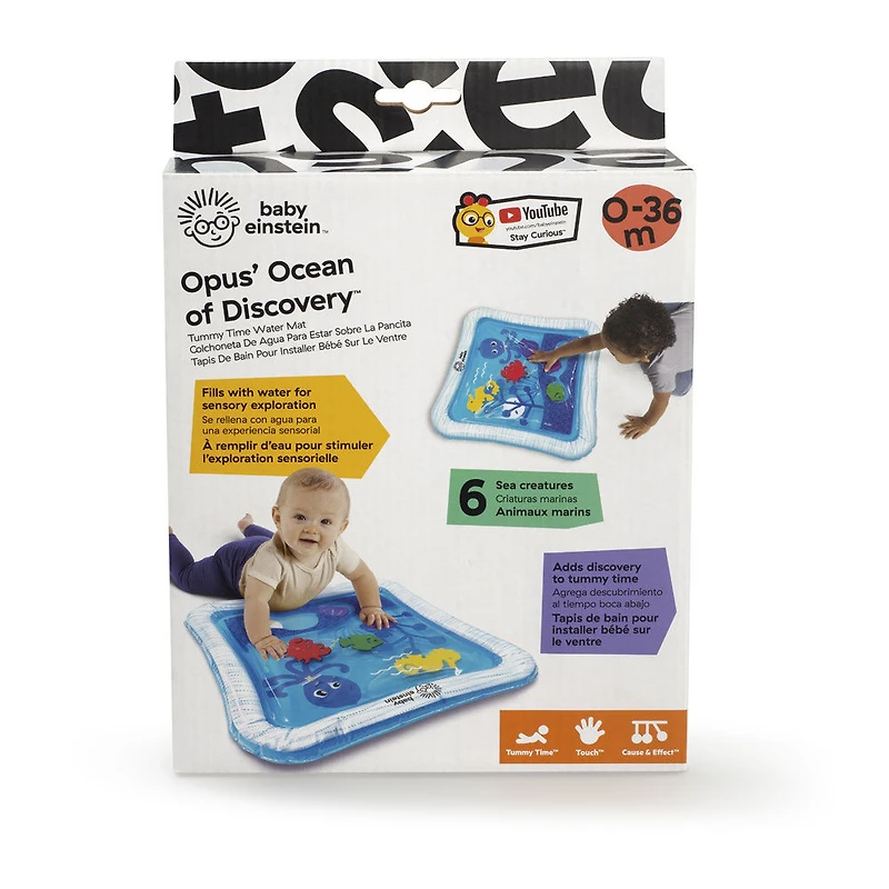 Baby Einstein Opus's Ocean of Discovery Tummy Time Water Mat