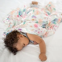 Copper Pearl Knit Swaddle Blanket Bloom One Size