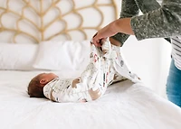 Copper Pearl Lumberjack Swaddle