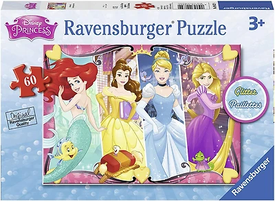 Ravensburger - Disney Princess - Heartsong Glitter Puzzle 60pc