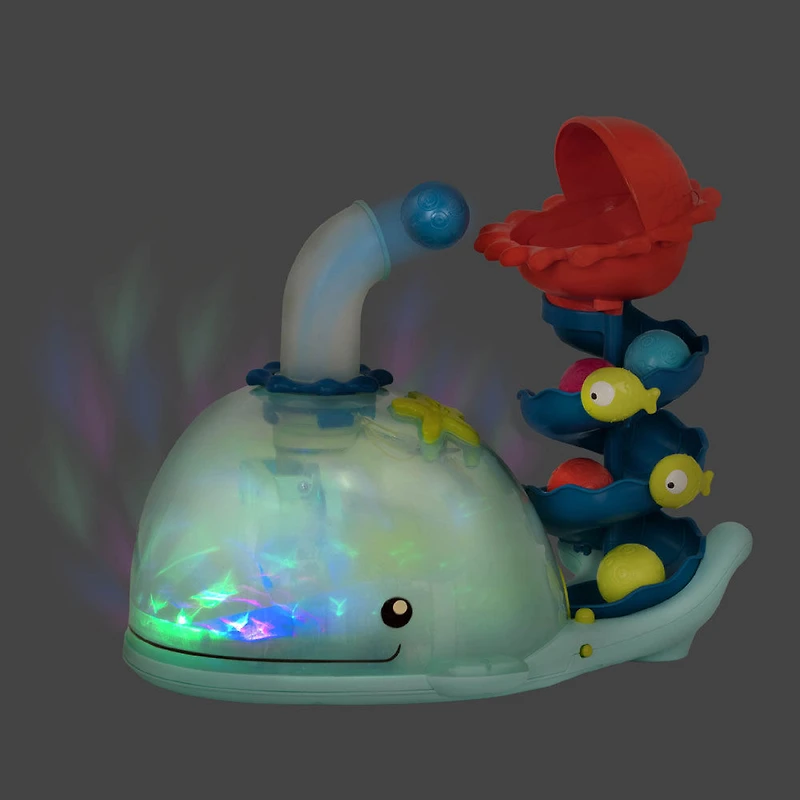 Jouet musical aux balles sautillantes, Poppity Whale Pop, B. toys