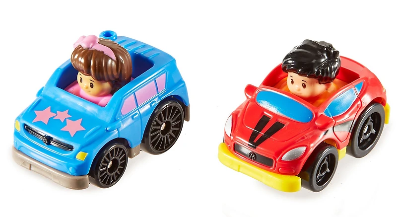 Fisher-Price - Little People - Wheelies - Coffret de 2 - VUS et Coupé