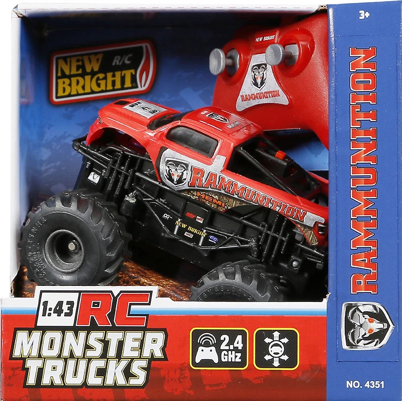New Bright - Bigfoot Monster Truck - L'assortiment peut varier - Un par achat