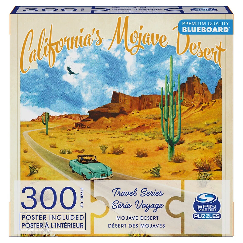 Spin Master Puzzles, Death Valley 300-Piece Jigsaw Puzzle California Desert National Park Travel Series with Poster