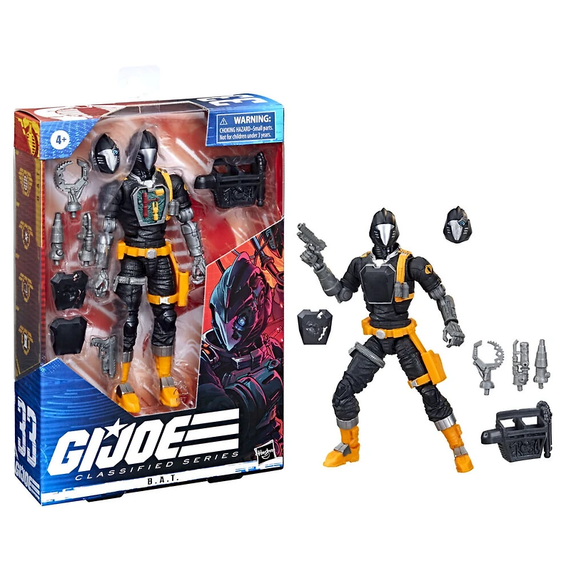 G.I. Joe Classified Series, figurine B.A.T. 33 de qualité, à collectionner