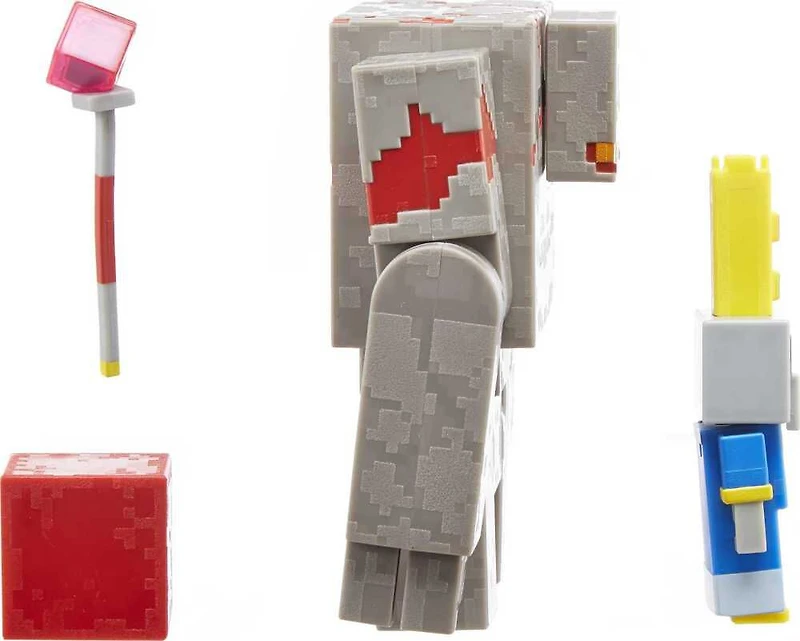 Minecraft- Dungeons- Figurines - Illageois et Golem