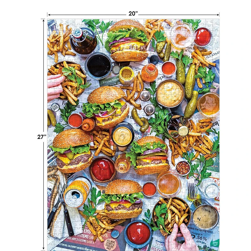 Cra-Z-Art - Dennis Prescott 1000pc Puzzle - Burger Party