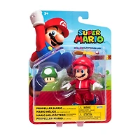 Figurine Nintendo de 4 pouces - Mario Hélice avec champignon vert