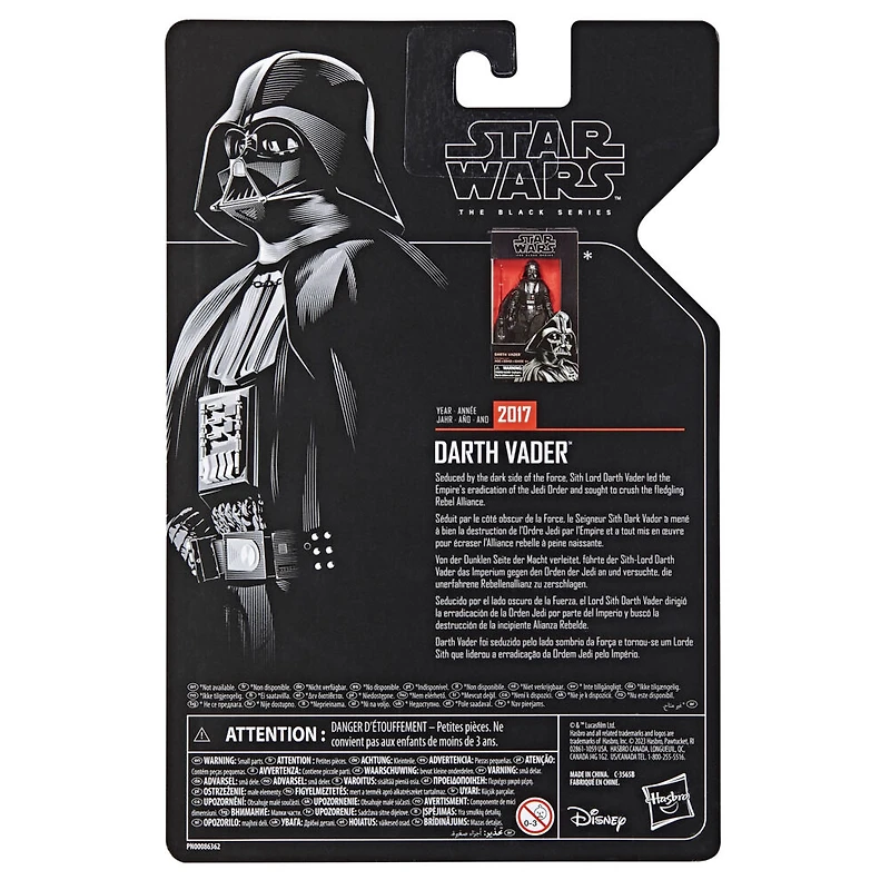 Star Wars The Black Series Archive Darth Vader, figurine de 15 cm