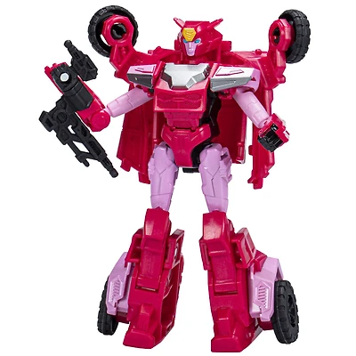 Transformers EarthSpark, figurine articulée Elita-1 de 12,5 cm de classe Guerrier, jouet robot