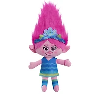 Petite Peluche de 20 cm (8 pouces) de Poppy de Les Trolls 3 de DreamWorks, Rose
