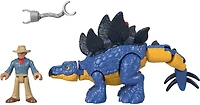 Imaginext - Jurassic World - Stégosaure et Dr. Grant