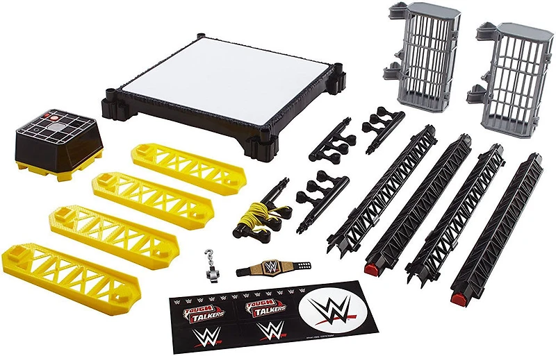 WWE Tough Talkers - Coffret de jeu Ring de Championnat. - Notre Exclusivité