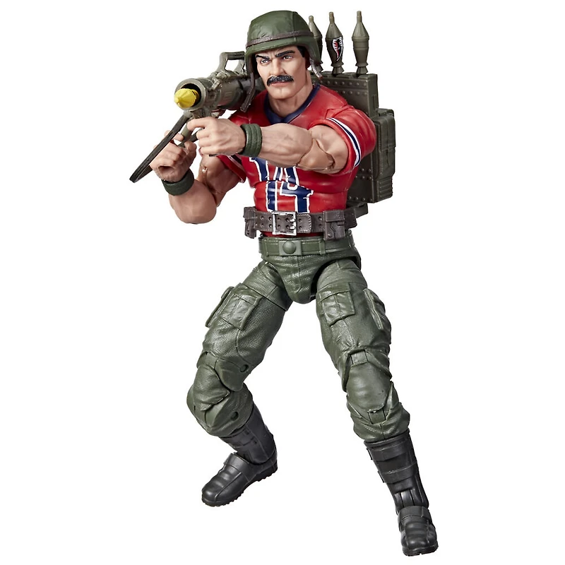 G.I. Joe Classified Series, figurine David L. "Bazooka" Katzenbogen 62 de collection, accessoires, emballage spécial