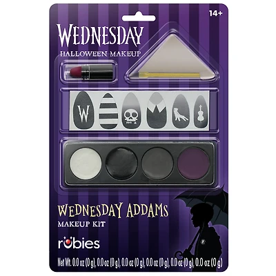 Kit de maquillage pour Halloween de Wednesday Addams