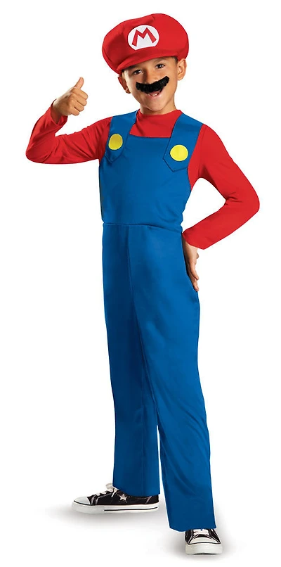 Super Mario Bros.  Mario Classic Costume 4-6